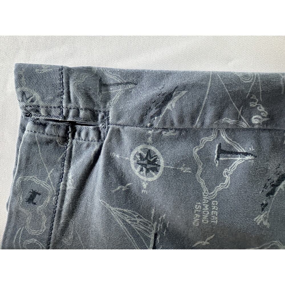 L.L. Bean Women 8 Shorts 8” Inseam, Perfect fit, Nautical Print, Blue, Retro - Picture 9 of 10